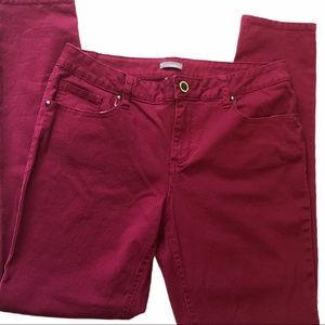 New Directions weekend burgundy pants size 12